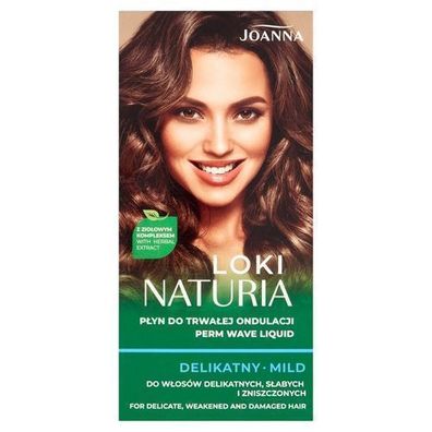 Joanna Naturia Lockenpflege Dauerwellenfluessigkeit Sensitiv, 2 x 75 ml