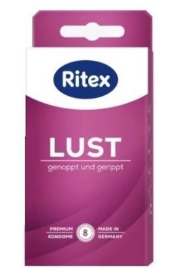 Vertrauen & Sicherheit: Ritex Lust Kondome - 8er Pack, Premium Qualitaet fuer sorg