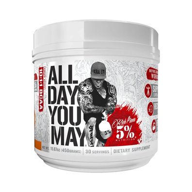 5% Nutrition - Rich Piana All Day You May (30 serv) Push Pop