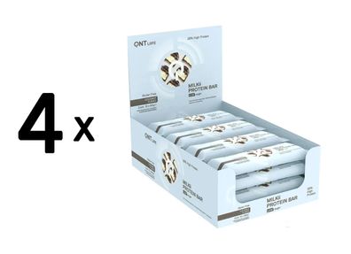 4 x QNT MILKii Protein Bar (12x60g) Coconut Flakes