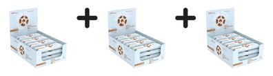 3 x QNT MILKii Protein Bar (12x60g) Cookie