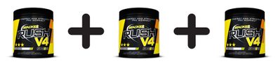 3 x Stacker2 Rush V4 (60 serv) Lemon Lime