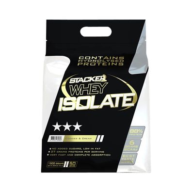 Stacker2 Whey Isolate (1500g) Cookies and Cream