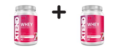 2 x Xtend Whey Protein (810g) Strawberries and Cream