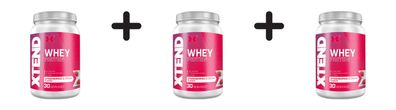 3 x Xtend Whey Protein (810g) Strawberries and Cream