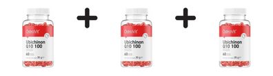 3 x OstroVit Ubichinon Q10 (100 vcaps) Unflavoured