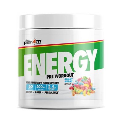 Per4m Energy Pre-Workout (60 Serv) Gummy Worms