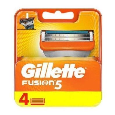 Gillette Fusion5 Rasierklingen Ersatzpackung, 4 Stueck, Praezisionsklingen fuer gla