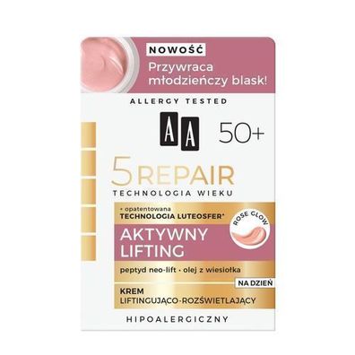 AA Anti-Aging Tagescreme mit Lift & Glow Effekt - 50ml Straffende Hautreparatur