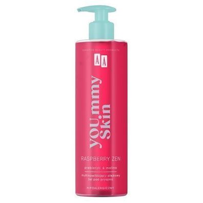 Zen-Duschgel mit Himbeeroel, Feuchtigkeitsspendend, 400ml