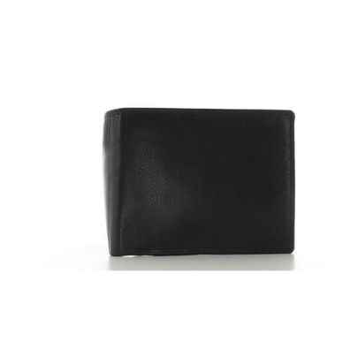 Prato Geldbörse Brieftasche Portemonnaie Leder - Farben: Schwarz