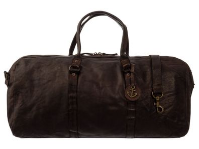 Harbour 2nd Jan Cool Casual Weekender-Stye Reisetasche - Farben: Darkbrown