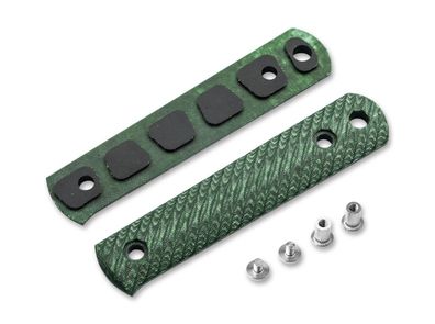 Böker Manufaktur Solingen BFF Packlite Griffschalen Leinen Micarta Bottle Grün Rope