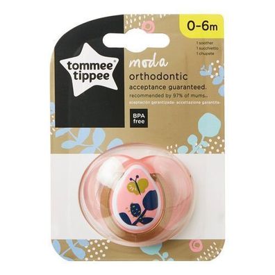 Tommee Tippee Moda Beruhigungsschnuller 0-6 Monate fuer Maedchen