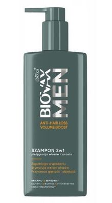 L'Biotica Biovax Herren Shampoo & Bartpflege 2in1, 200 ml - Pflege fuer Maenner au
