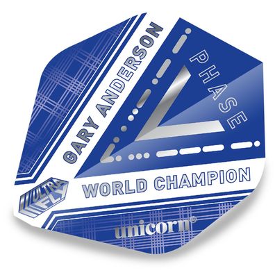Unicorn Ultra Fly 75 Gary Anderson World Champion Phase 5 Flights / Verpackungsein