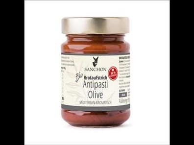 Sanchon 6x Brotaufstrich Antipasti Olive, Sanchon 190g