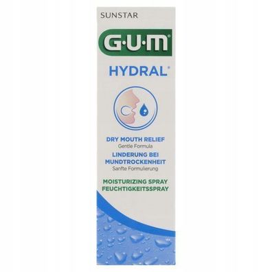 Sunstar GUM Hydral Mundspray 50 ml - Feuchtigkeitsspendende Mundpflege für trock
