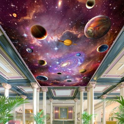 Vlies Fototapeten Dachtapeten Dachbilder Decke 3D Interstellare Galaxie 11928