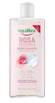 Equilibra, Ausgleichendes Shampoo mit Rose und Hyaluronsaeure, 265 ml