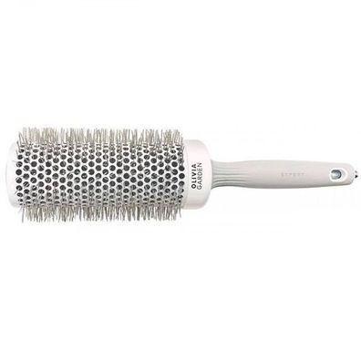 Olivia Garden Profi Foehn-Rundbuerste mit Wellenborsten, Weiss/Grau, 55mm