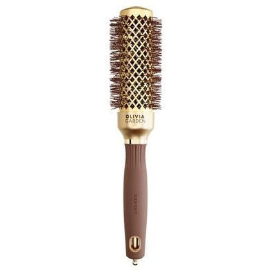 Olivia Garden Expert Blowout Shine, Haarstylingbuerste in Gold/Braun, 35mm - Idea