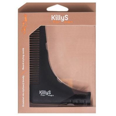 KillyS Herren Bartstylingkamm, Holzkamm fuer Bartpflege und Styling
