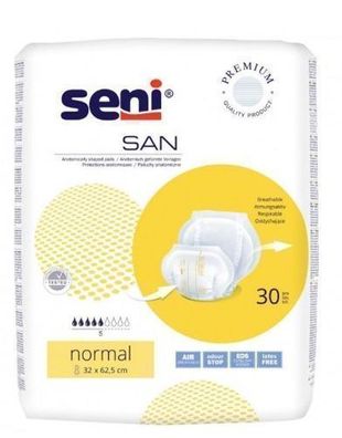 Seni San Normal Anatomische Inkontinenzeinlagen, 30 Stueck