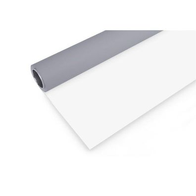 Bresser - F001307 - Vinyl Hintergrundrolle 2,72 x 4m Grau/Weiß