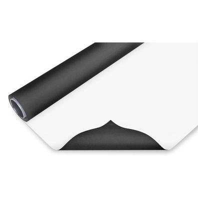 Bresser - F000596 - Vinyl Hintergrundrolle 2,00 x 6m Schwarz/Weiß