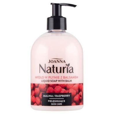 Joanna Naturia Fluessigseife mit Balsam Himbeere, 500 ml