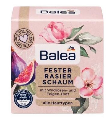 Balea Sanfter Rasierschaum - Fester Schaum fuer Praezise Rasur 60g