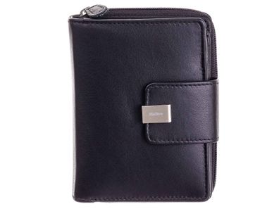 Maitre Ilena Geldbörse Portemonnaie Münzbörse Damen 9,5 cm x 12,5 cm x