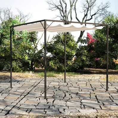 Pavillon | Pergola | Sonnenschutz | Terrassen Überdachung | Markise | 3 x 3 m