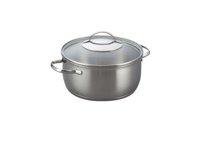 Kelomat Marmite à rôtir Torrano Ø24cm 4,2 litres avec couvercle Acier inoxydable