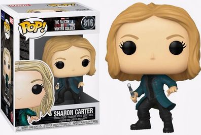 Funko Pop! The Falcon And The Winter Soldier - Sharon Carter Bobble-Head - 816