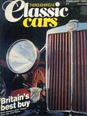 Classic Cars 285, GT Cars, Rover, Allard, MG, Austin, Porsche