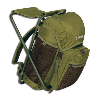 NEU Tatonka Rucksack mit Hocker Fischerstuhl für Camping Survival Angeln Fischen
