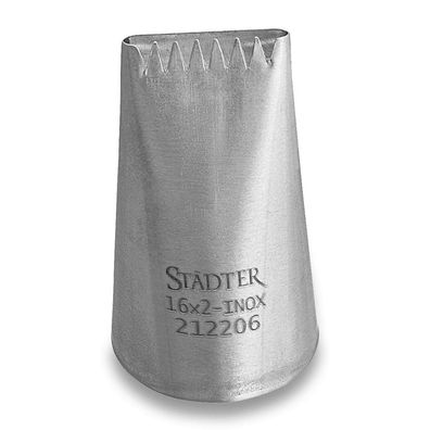 Städter Douille à ruban en étoile / Douille à tresse en osier 16 mm