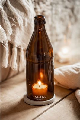 Bier Windlicht - das Männergeschenk