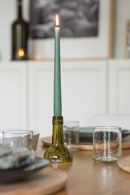 Kerzen Ständer aus der Ricard Pastis Flasche - witzig und schön