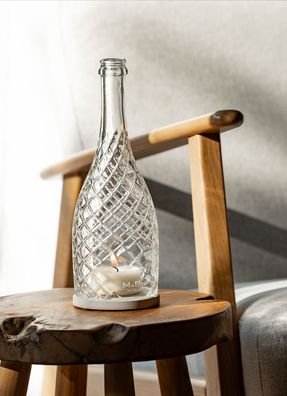 Windlicht mit wunderschöner Struktur - edles Geschenk für sie