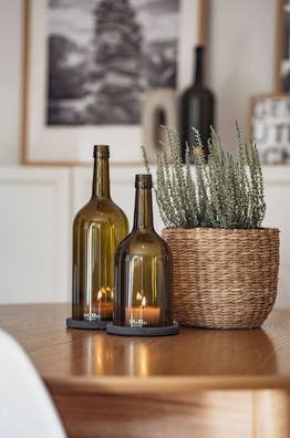 Windlicht (30cm) in transparent - schlicht & wunderbar - ein tolles Geschenk
