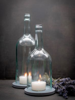 Windlicht (30cm) in transparent - schlicht & wunderbar - ein tolles Geschenk
