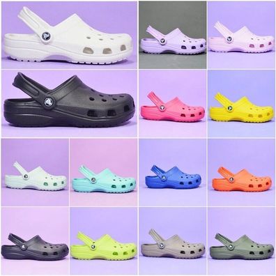 Kinder Erwachsene Klassische Sandalen Clogs Leichte Strand Slip Schuhe