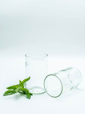 Trink Glas 350ml transparent - witzig - cool - sustainable