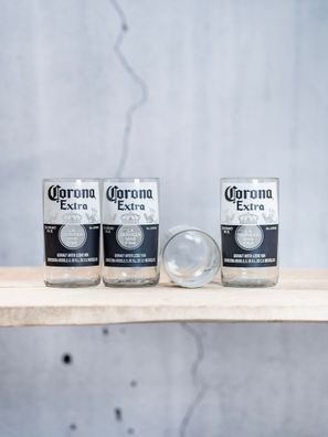 Corona Glas - Vase - witzig und einfach anders - witzige Geschenkidee