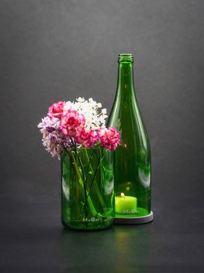 Windlicht 1 l Burgunder Form - 28cm hoch