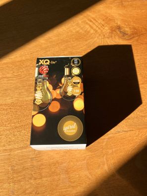 Ausverkauf - Leuchtmittel LED Spiralfilament E27 Kugelform
