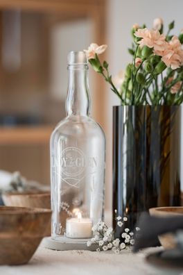 Lady of the Glen - Windlicht aus der schottischen Whiskyflasche